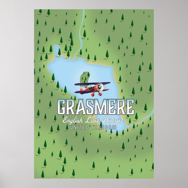 Poster de viagens de Esqui do Cazaquistão Shymbula (Frente)