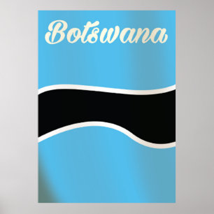 poster de viagens de estilo de colheita da Bandeir
