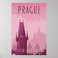 Poster de viagens de estilo de vintage da Repúblic