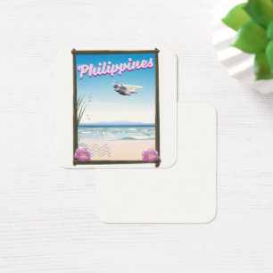 Poster de viagens de Filipinas