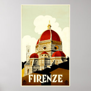 Poster de viagens de Firenze