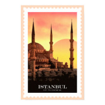 Poster de viagens de Istambul