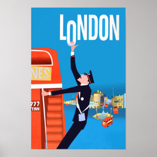 Poster de viagens de Londres