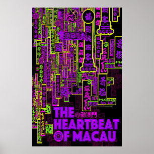 Poster de viagens de Macau
