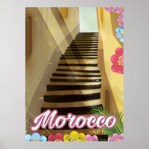 Poster de viagens de Marrocos