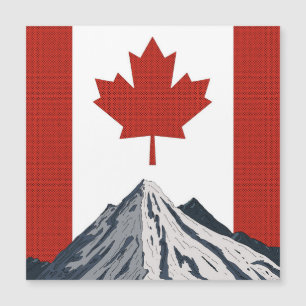Poster de viagens de montanha do Canadá
