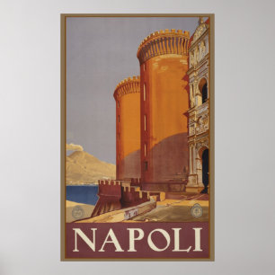 Poster de viagens de NAPOLI