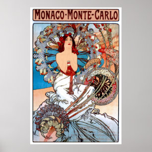 Poster de viagens de Nouveau da arte do vintage