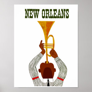Poster de viagens de Nova Orleães