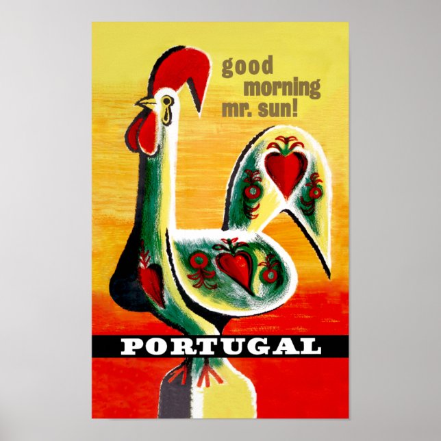 Poster de viagens de Portugal (Frente)