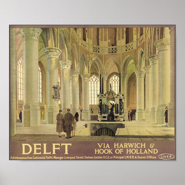Poster de viagens Delft (Frente)