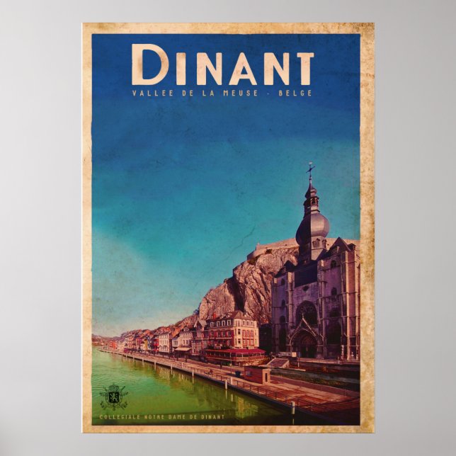 Poster de viagens Dinâmico Vintage (Frente)