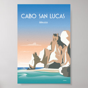 poster de viagens do Cabo San Lucas