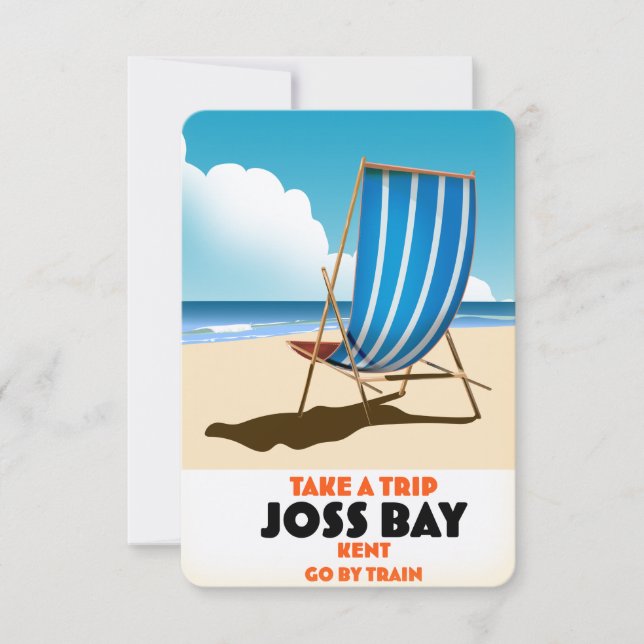 Poster de viagens do estilo de safra Joss Bay Kent (Frente)