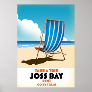 poster de viagens do estilo Joss Bay Kent.
