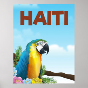 Poster de viagens do Haiti