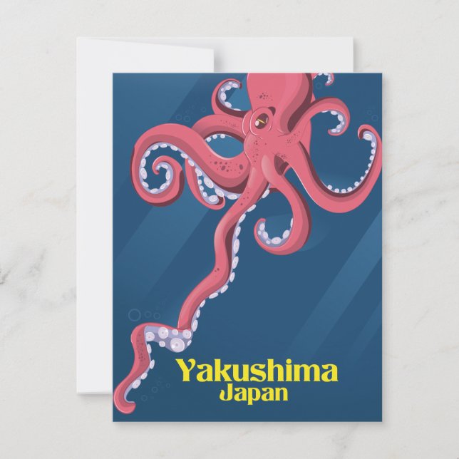 Poster de viagens do Japão Yakushima (Frente)