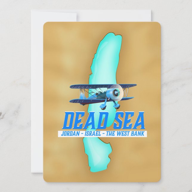 Poster de viagens do mar morto (Frente)