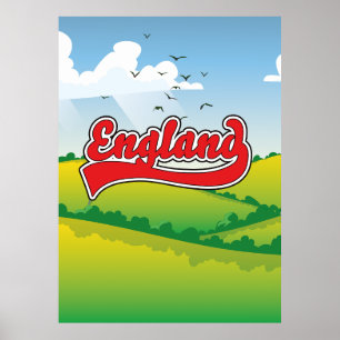 Poster de viagens do País de Inglaterra
