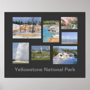 Poster de viagens do parque nacional de