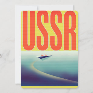 Poster de viagens do soviete de URSS