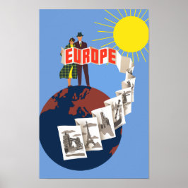 Poster de viagens Europa