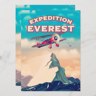 Poster de viagens Everest de Expedição