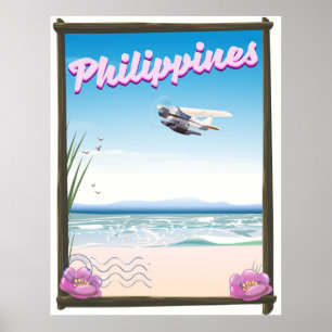 Poster de viagens Filipinas