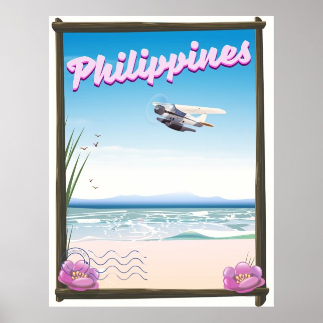 Poster de viagens Filipinas (Frente)