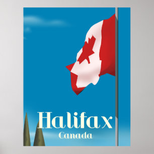 Poster de viagens Halifax Canadá