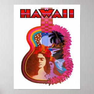 Poster de viagens Hawaii