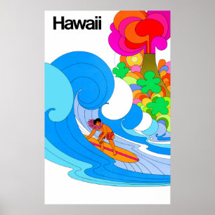 Poster de viagens Hawaii