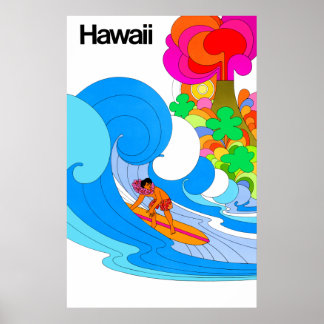 Poster de viagens Hawaii