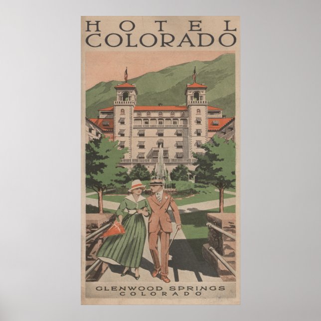 Poster de viagens Hotel Colorado (Frente)