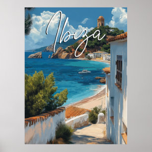 Poster de viagens Ibiza - Estilo de Espanha