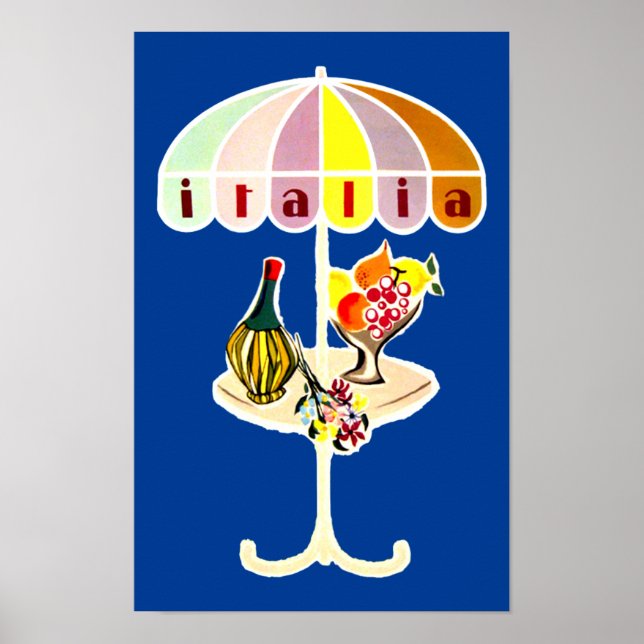 Poster de viagens Itália (Frente)