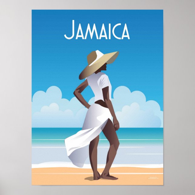 Poster de viagens Jamiaca (Frente)