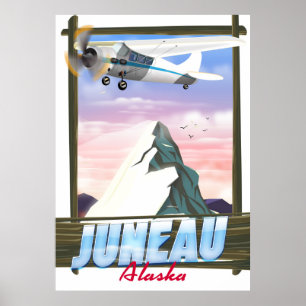 Poster de viagens Juneau Alaska