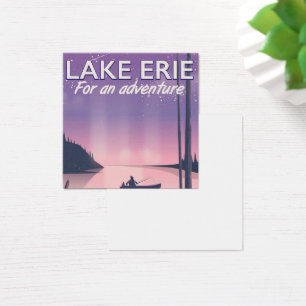 poster de viagens Lago Erie