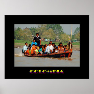 Poster de viagens Letícia Colombia