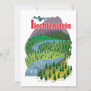 poster de viagens liechtenstein