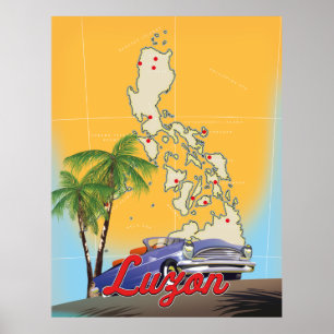 Poster de viagens Luzon Filipinas