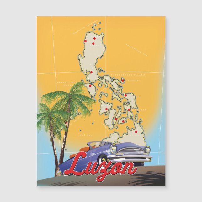 Poster de viagens Luzon Filipinas (Frente)