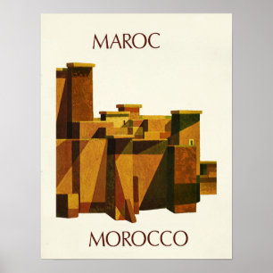 Poster de viagens Marrocos