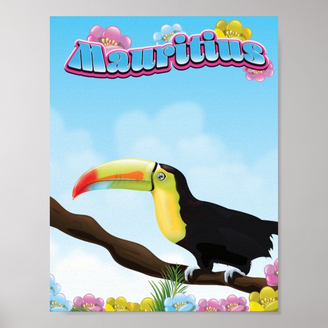 Poster de viagens Maurícia (Frente)