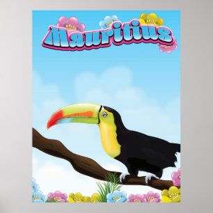poster de viagens Maurício