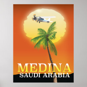 Poster de viagens Medina Arábia Saudita
