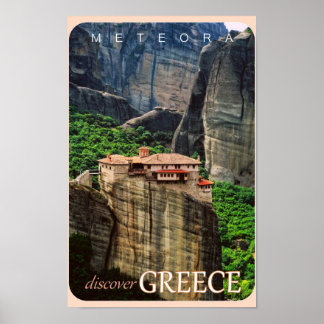 Poster de viagens Meteora
