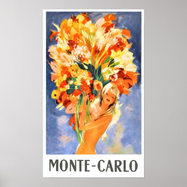 Poster de viagens Monte Carlo (Frente)