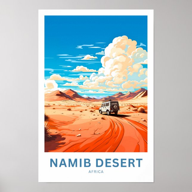 Poster de viagens Namib Desert Africa (Frente)